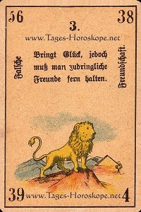 Kabbalahoroskop der Löwe