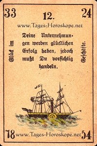 Kabbalahoroskop das Schiff